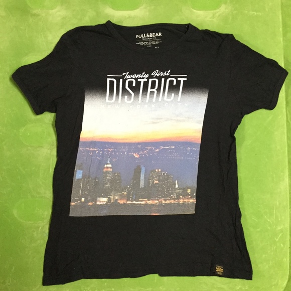 Pull&Bear Other - 💓 Pull & Bear New York Black Cotton T-shirt